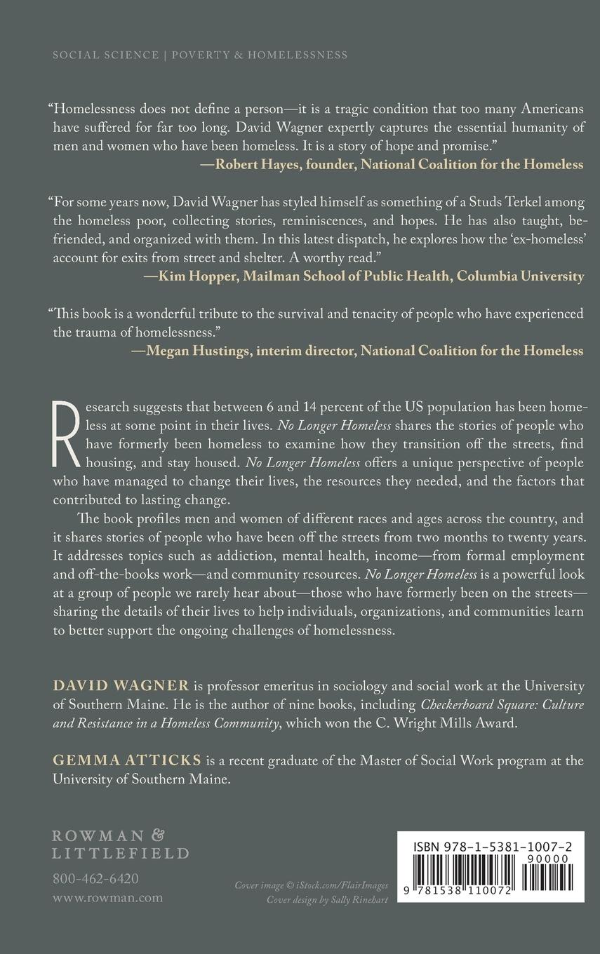 Rückseitencover No Longer Homeless