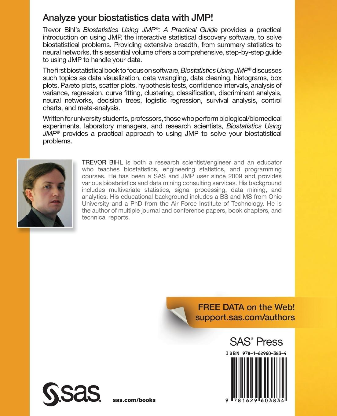 Rückseitencover Biostatistics Using JMP