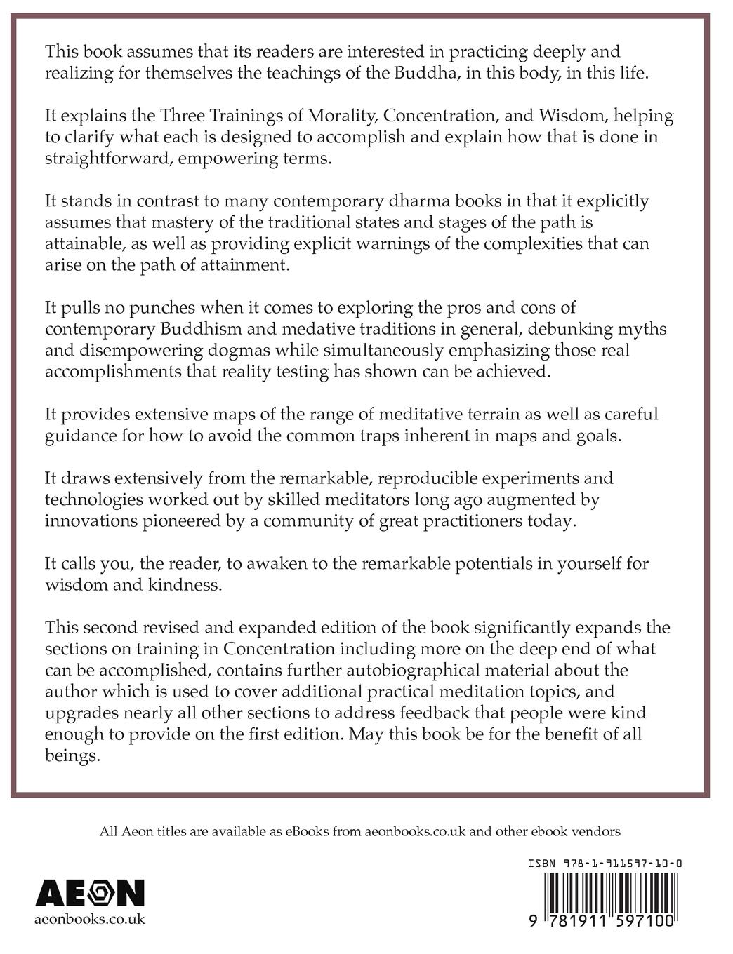 Rückseitencover Mastering the Core Teachings of the Buddha