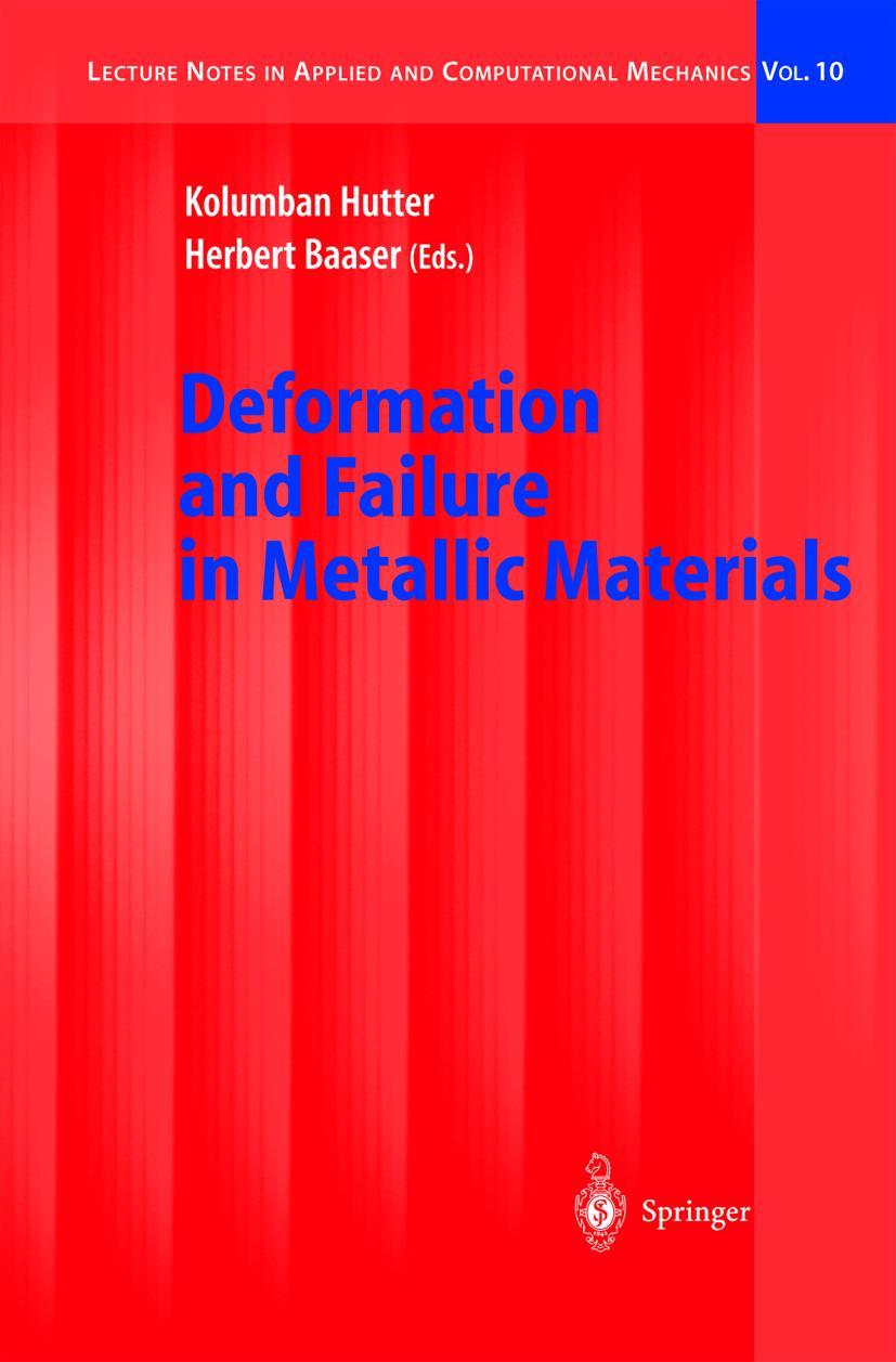 Vorderes Coverbild Deformation and Failure in Metallic Materials