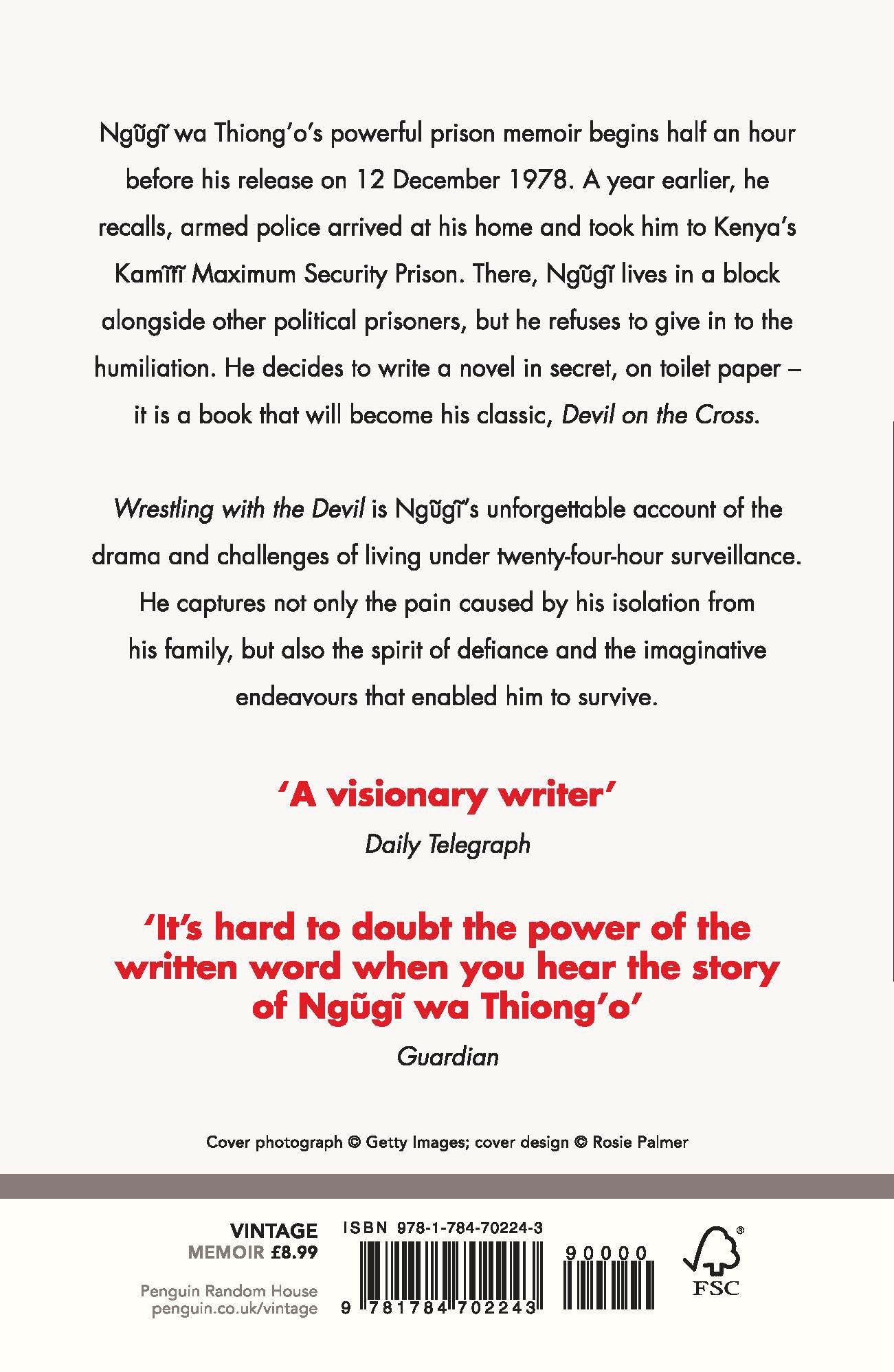 Rückseitencover Wrestling with the Devil