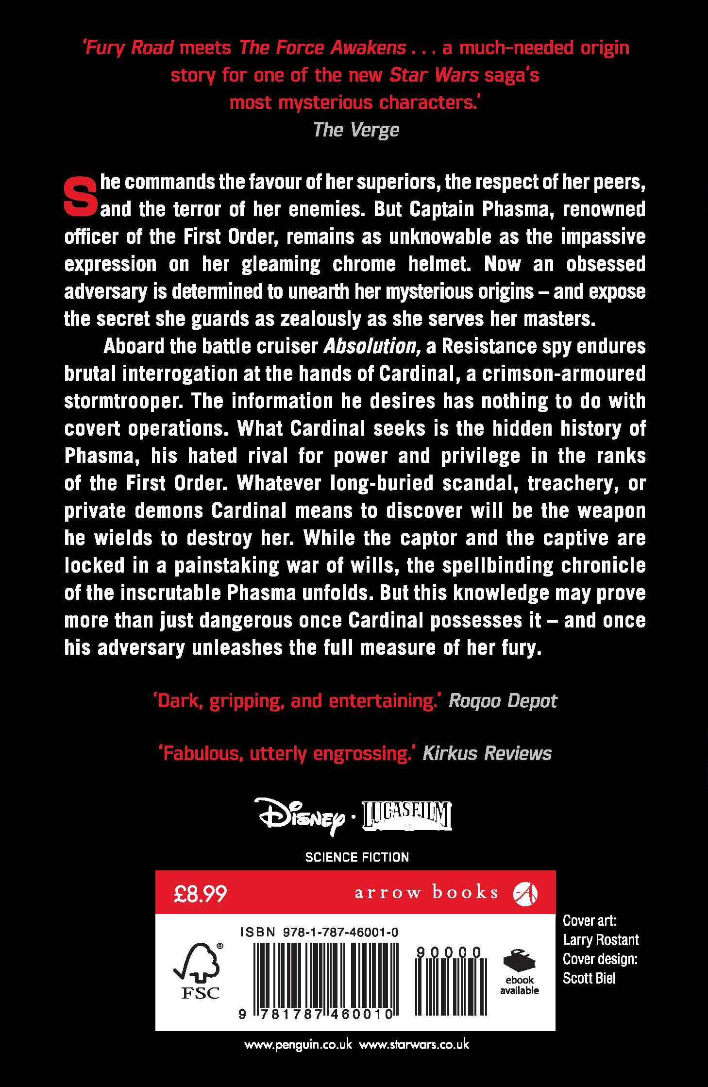 Rückseitencover Star Wars: Phasma