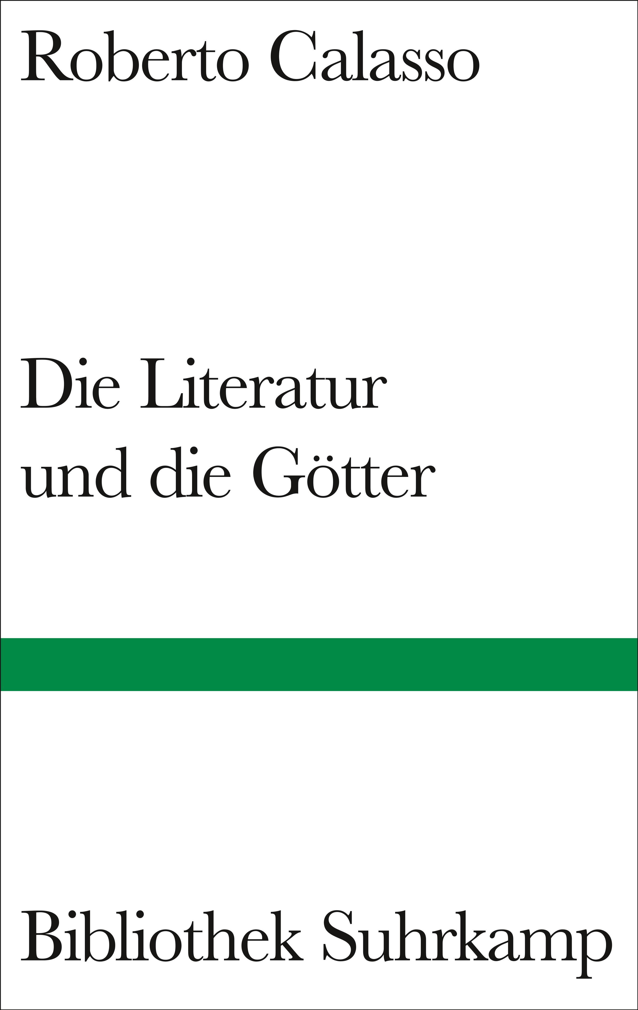 Vorderes Coverbild Die Literatur und die Götter
