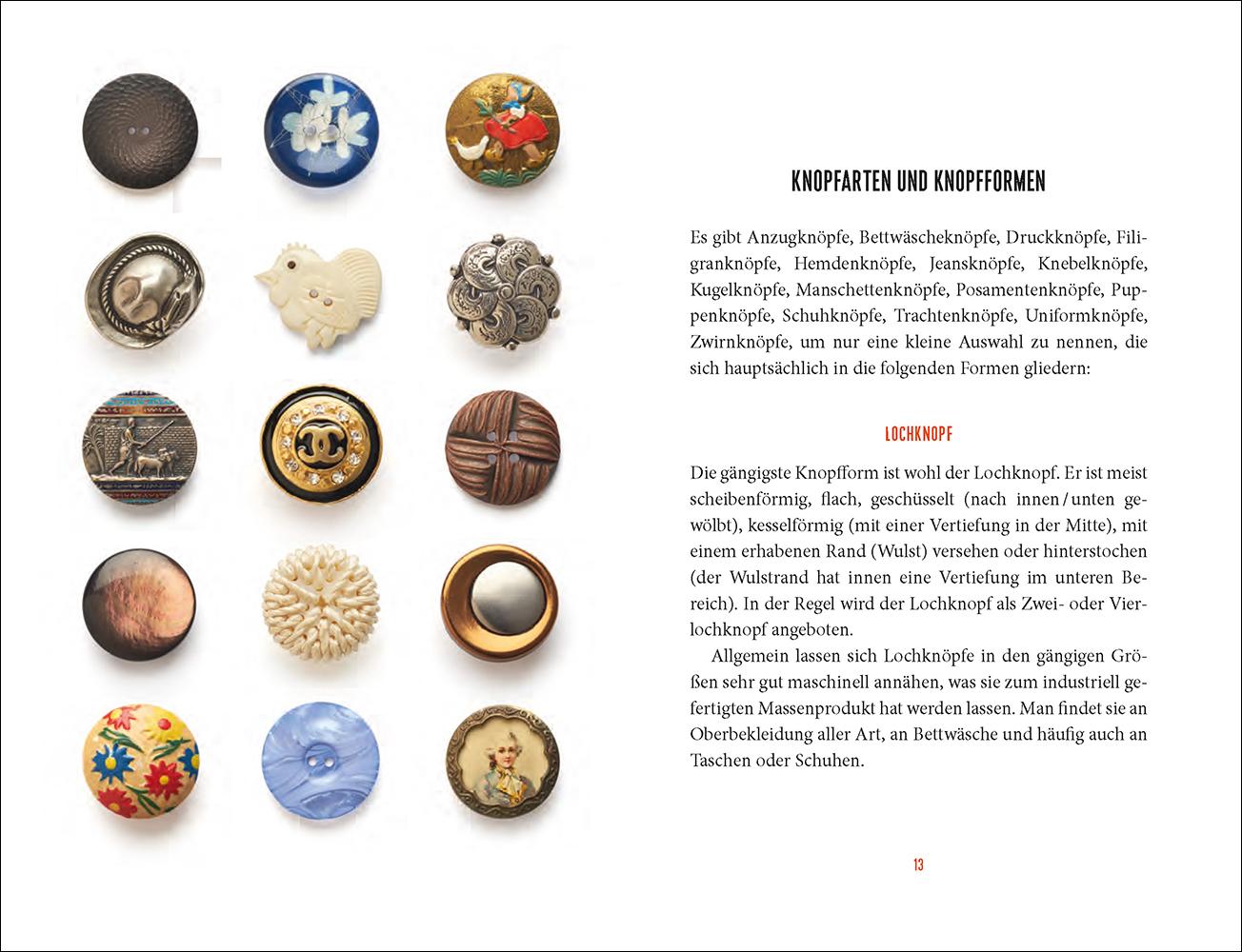Beispielinhalt (Bild) Das Knopfbuch