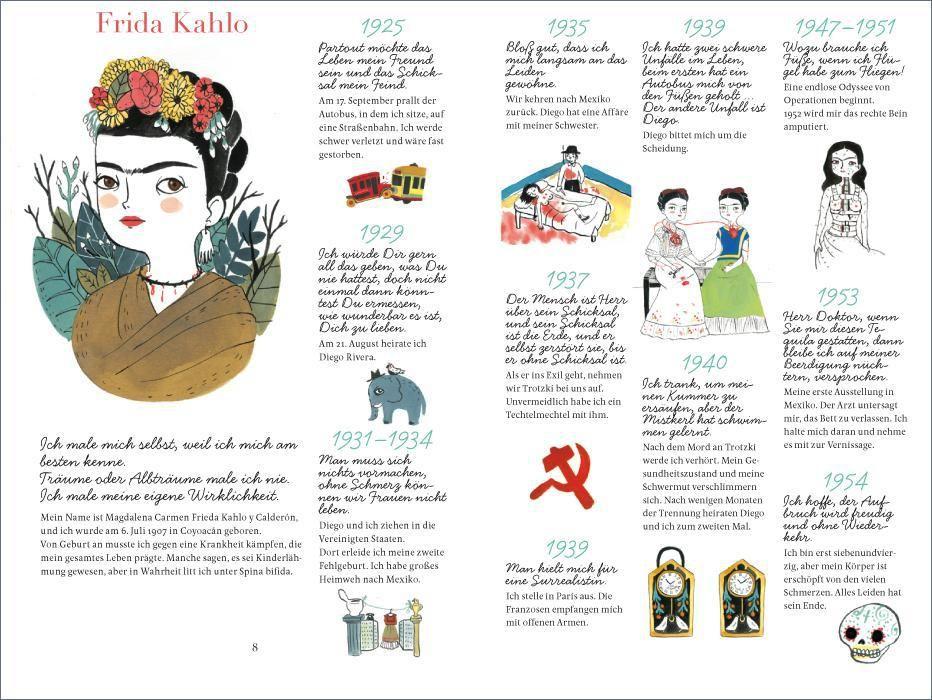 Beispielinhalt (Bild) Frida Kahlo