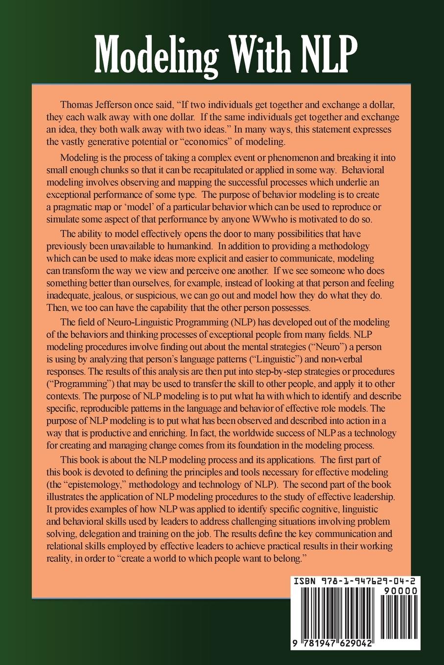 Rückseitencover Modeling with NLP