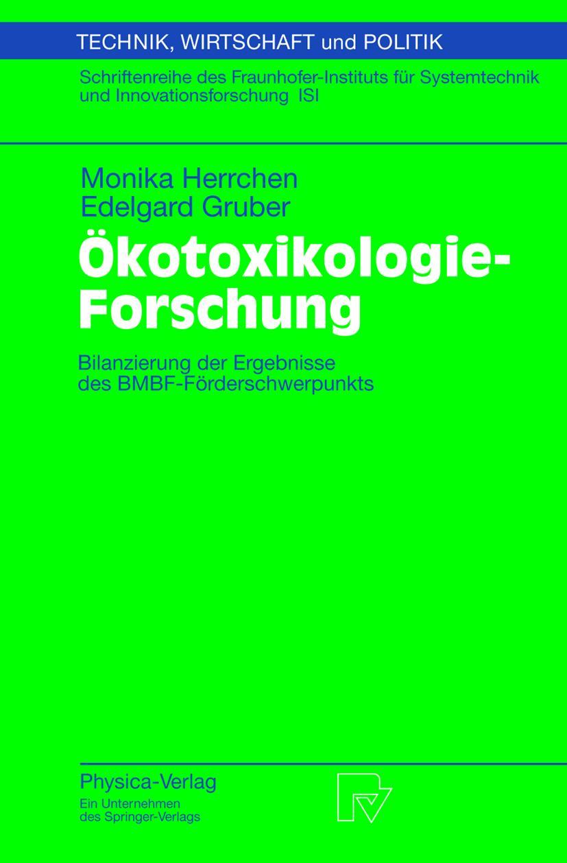 Vorderes Coverbild Ökotoxikologie-Forschung