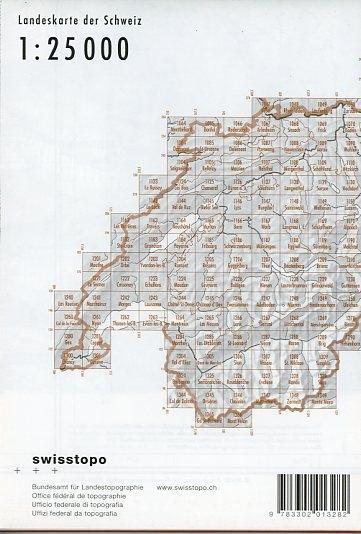 Beispielinhalt (Bild) Swisstopo 1 : 25 000 Randa