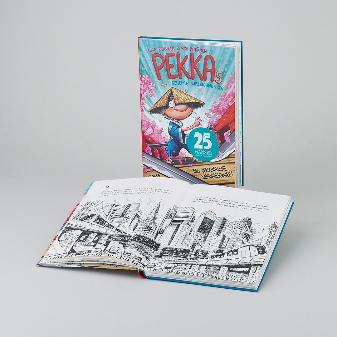 Beispielinhalt (Bild) Pekkas geheime Aufzeichnungen - Das verschollene Samuraischwert