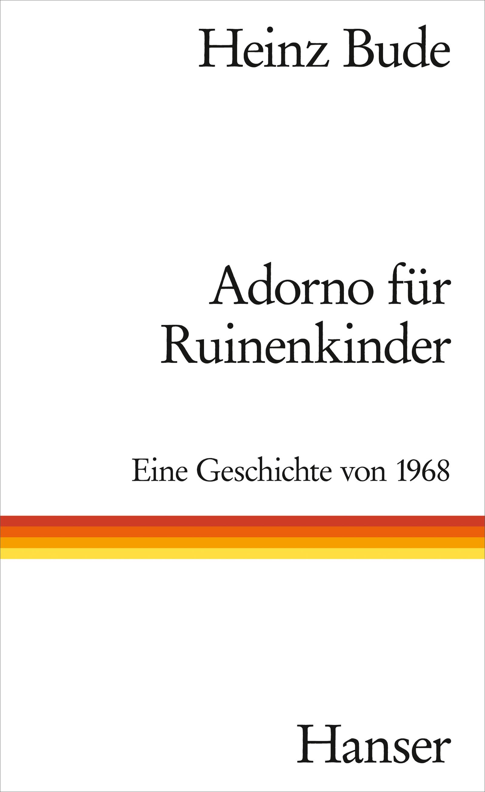 Vorderes Coverbild Adorno für Ruinenkinder