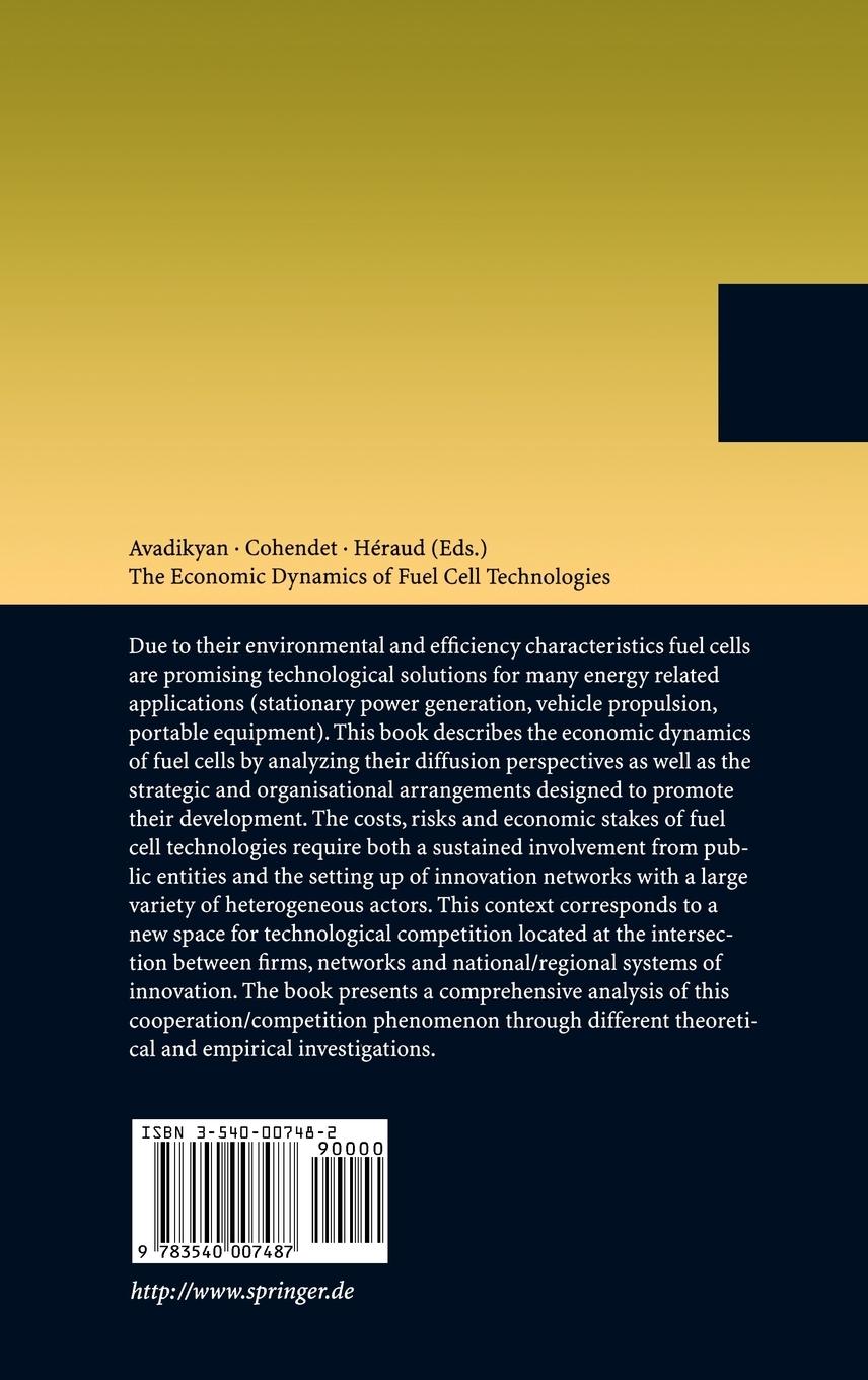 Rückseitencover The Economic Dynamics of Fuel Cell Technologies