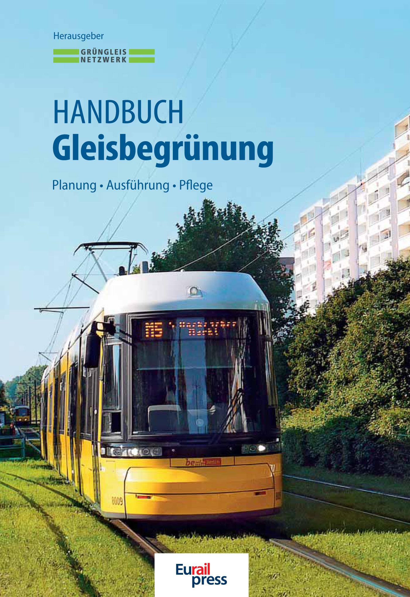 Vorderes Coverbild Handbuch Gleisbegrünung