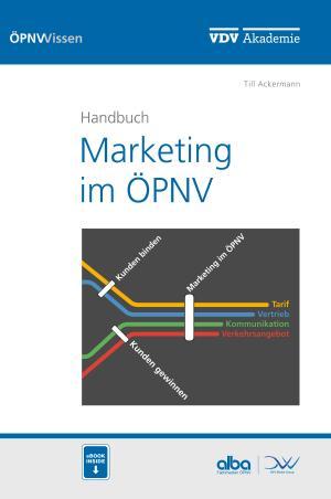 Vorderes Coverbild Handbuch Marketing im ÖPNV