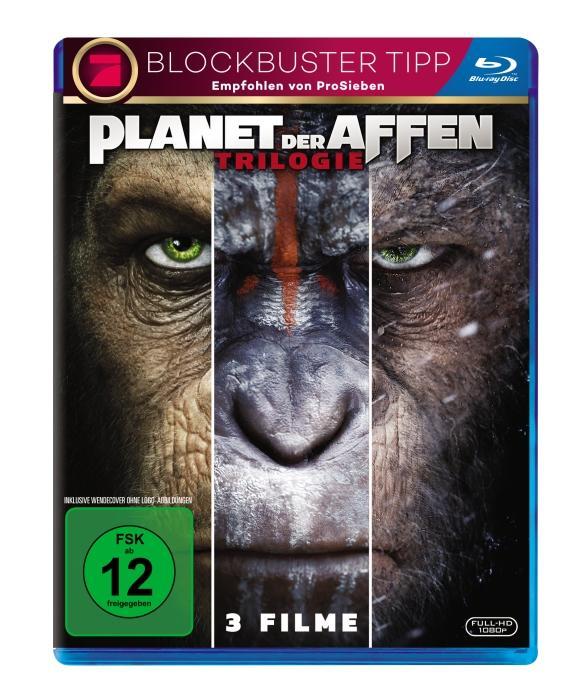 Vorderes Coverbild Planet der Affen Trilogie