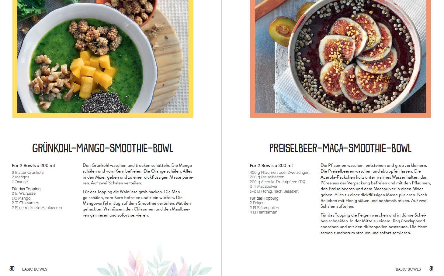 Beispielinhalt (Bild) 365 Smoothies, Powerdrinks & Co.