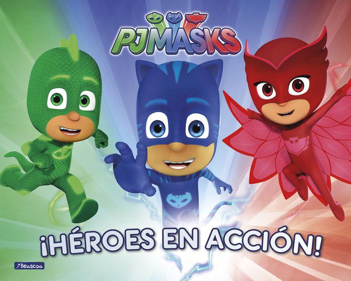 Vorderes Coverbild PJ Masks. ¡Héroes en acción!