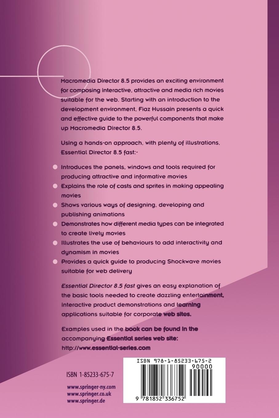 Rückseitencover Essential Director 8.5 fast