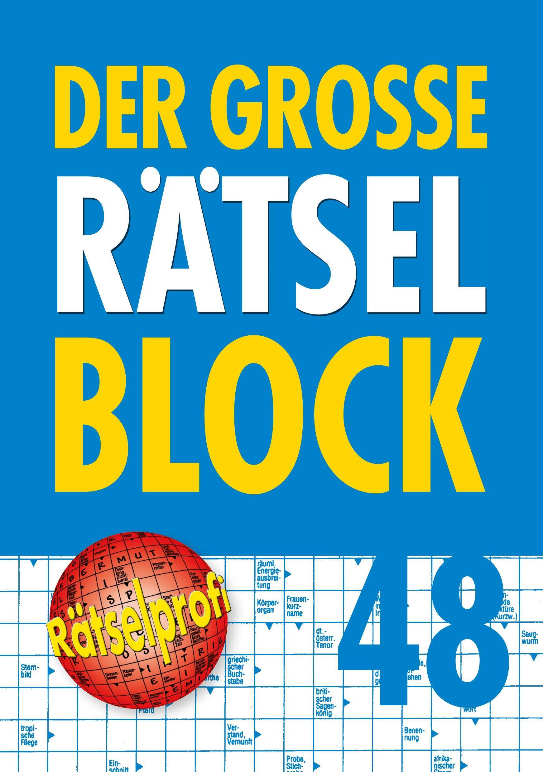 Vorderes Coverbild Der große Rätselblock 48