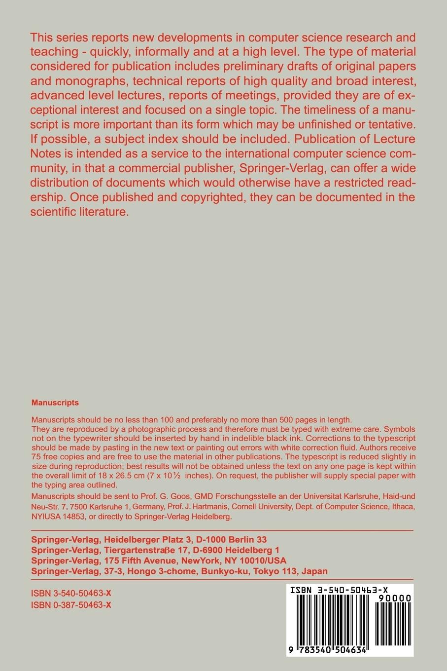 Rückseitencover Efficient Structures for Geometric Data Management