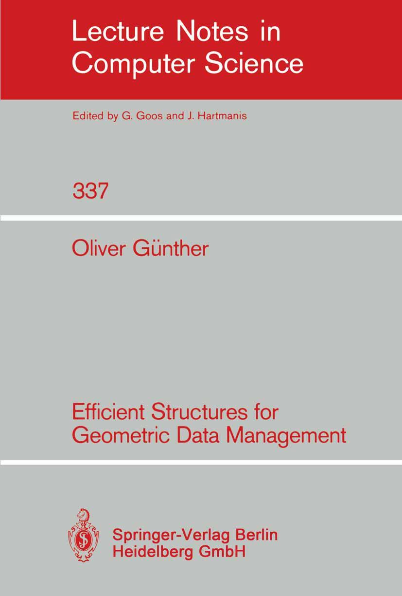 Vorderes Coverbild Efficient Structures for Geometric Data Management