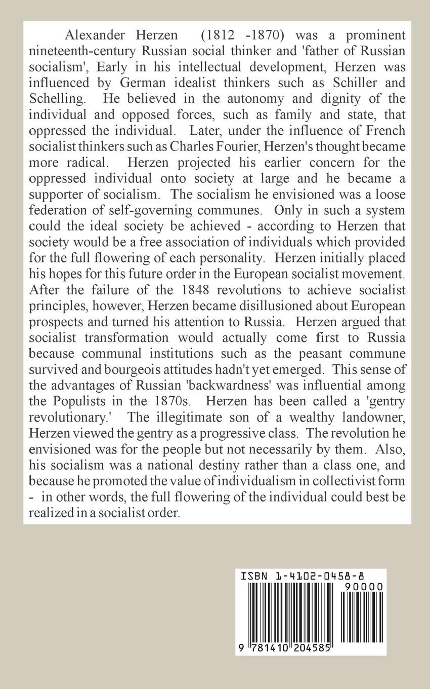 Rückseitencover Selected Philosophical Works