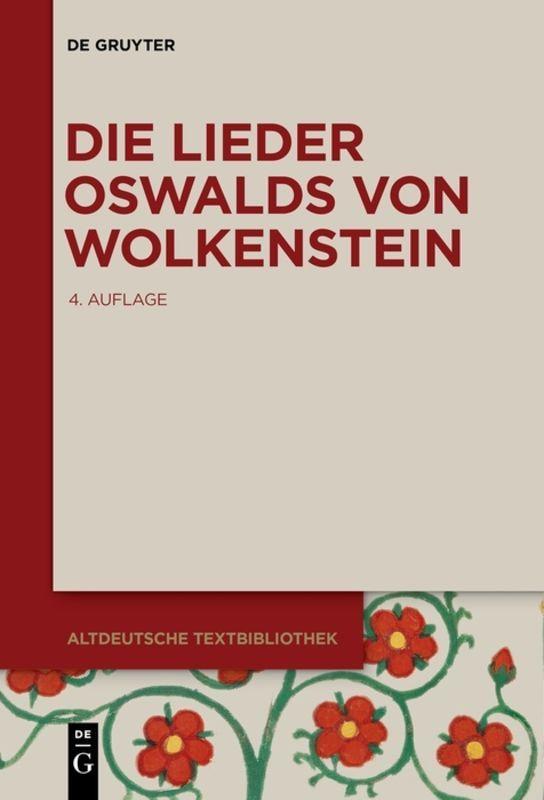 Vorderes Coverbild Die Lieder Oswalds von Wolkenstein