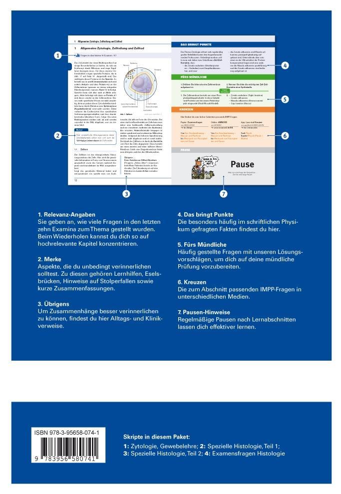 Beispielinhalt (Bild) MEDI-LEARN Skriptenreihe: Histologie im Paket