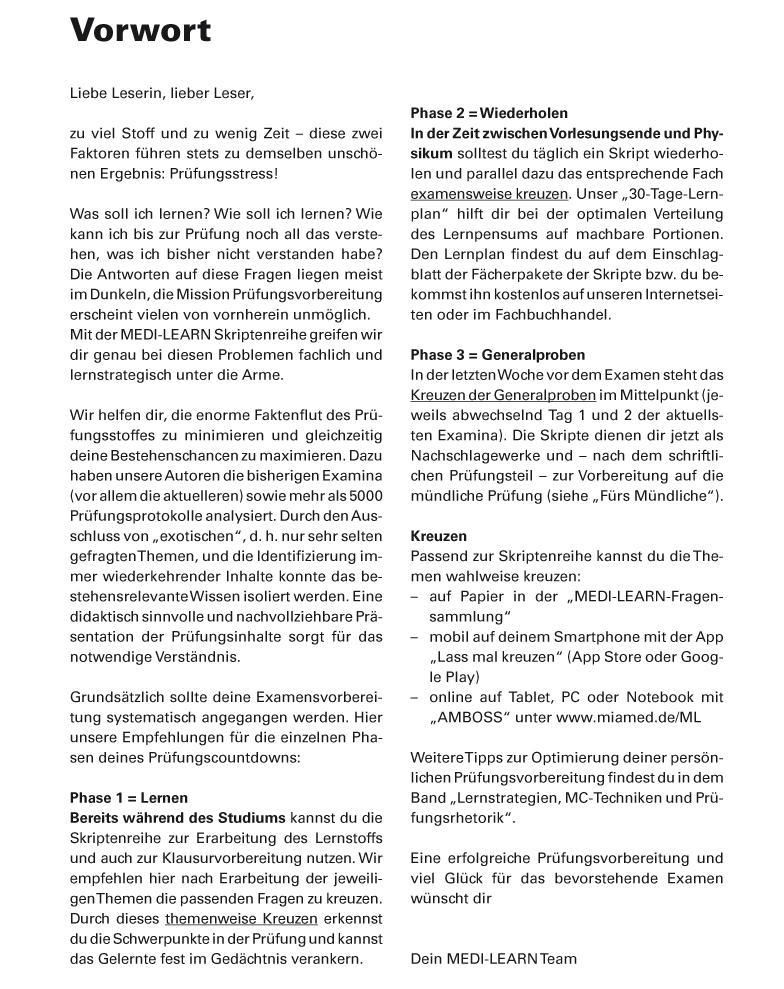 Beispielinhalt (Bild) MEDI-LEARN Skriptenreihe: Histologie im Paket