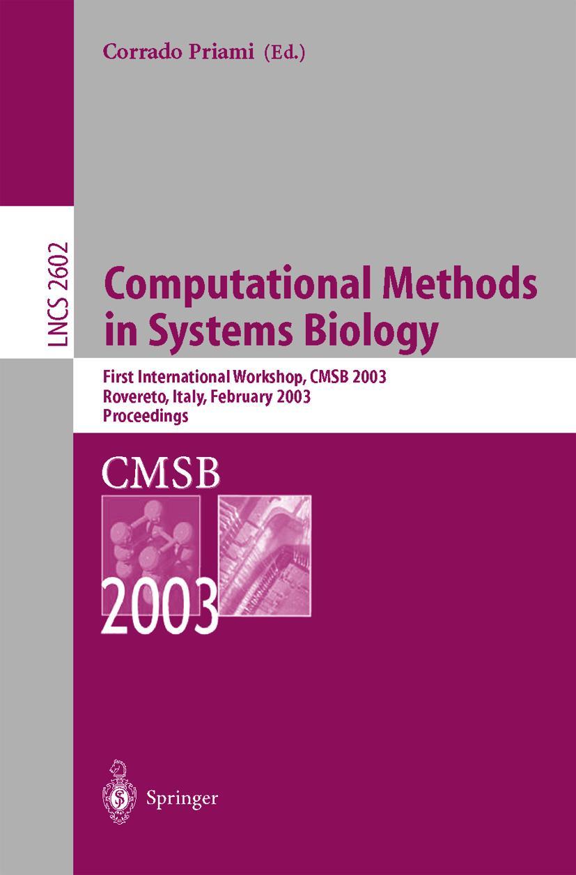 Vorderes Coverbild Computational Methods in Systems Biology