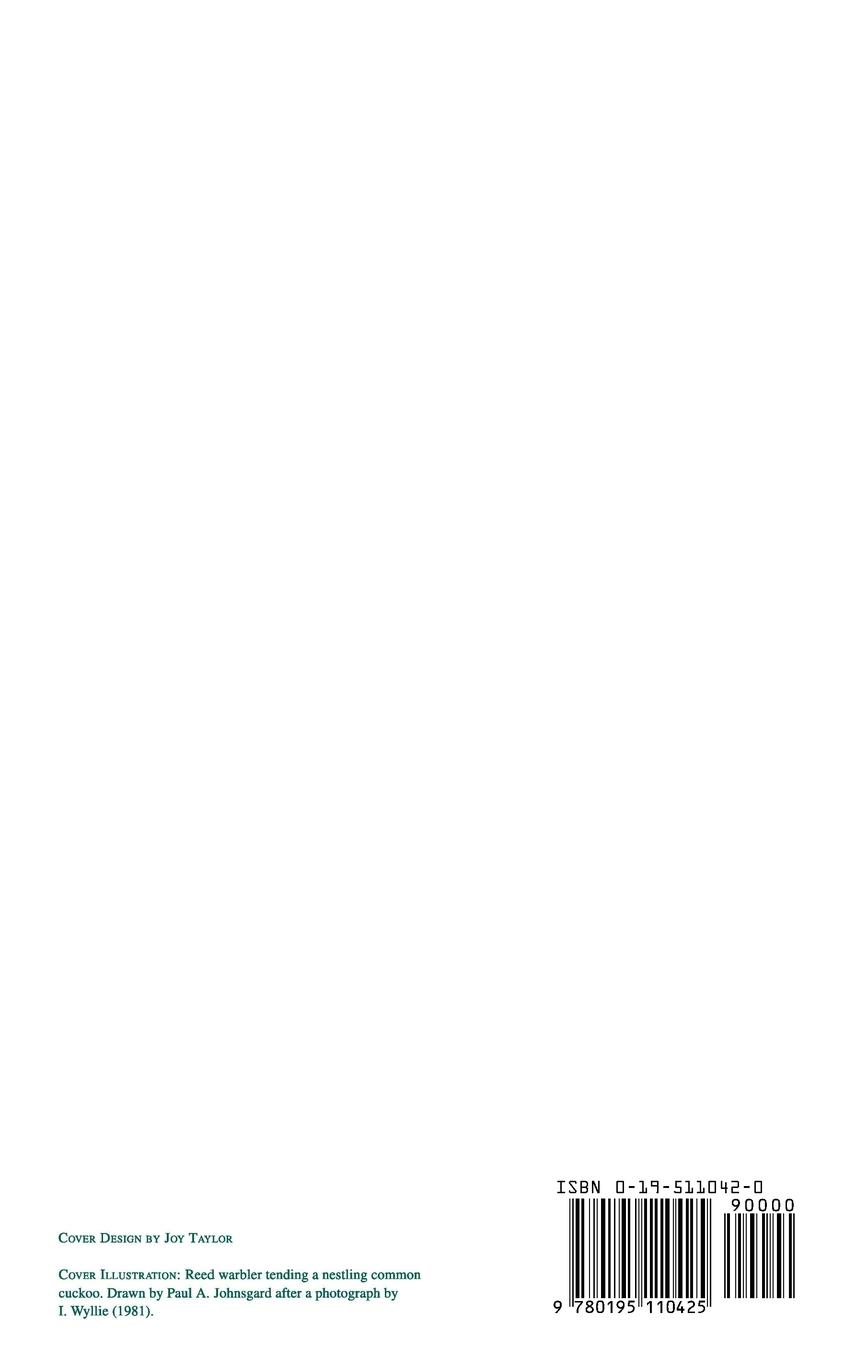 Rückseitencover The Avian Brood Parasites