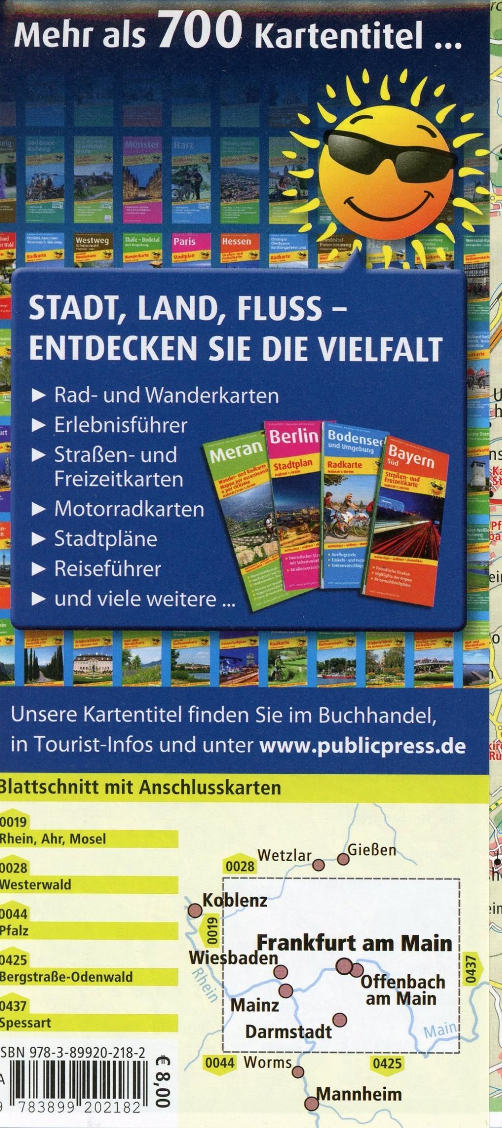 Beispielinhalt (Bild) Rund um Frankfurt am Main 1:150 000