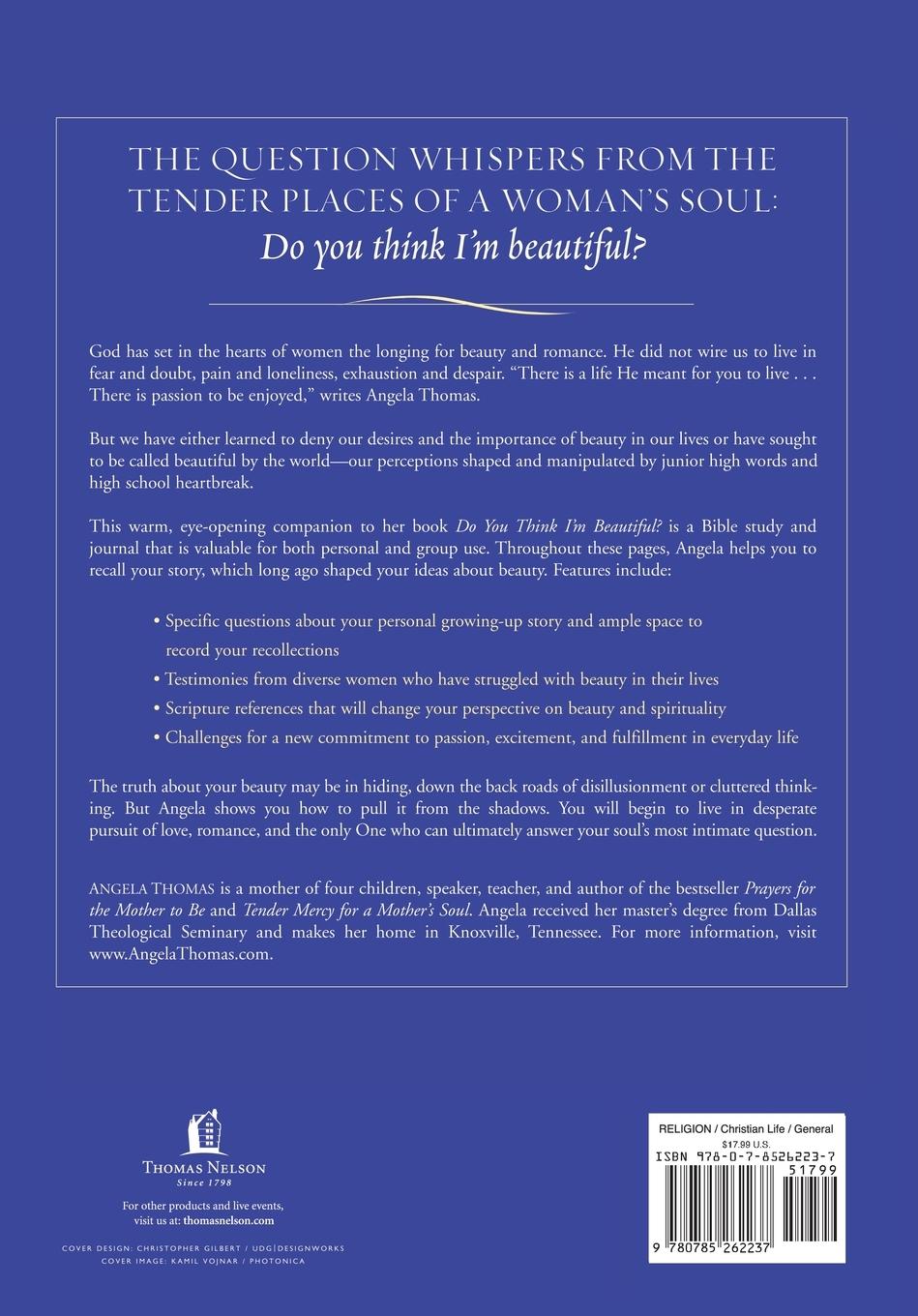 Rückseitencover Do You Think I'm Beautiful? Bible Study and Journal