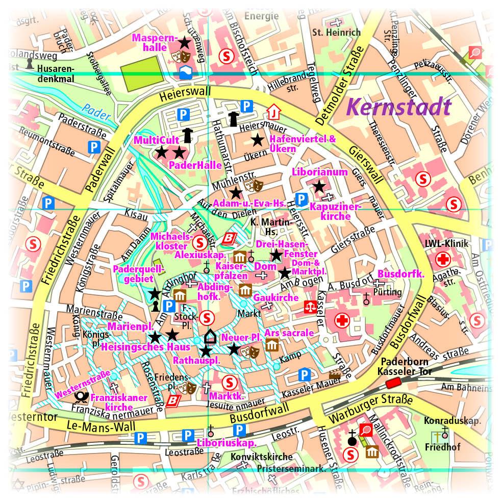 Beispielinhalt (Bild) Paderborn 1 : 14 000