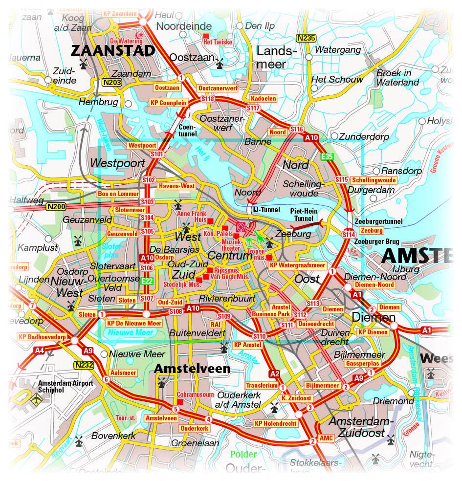 Beispielinhalt (Bild) Amsterdam 1:14.000