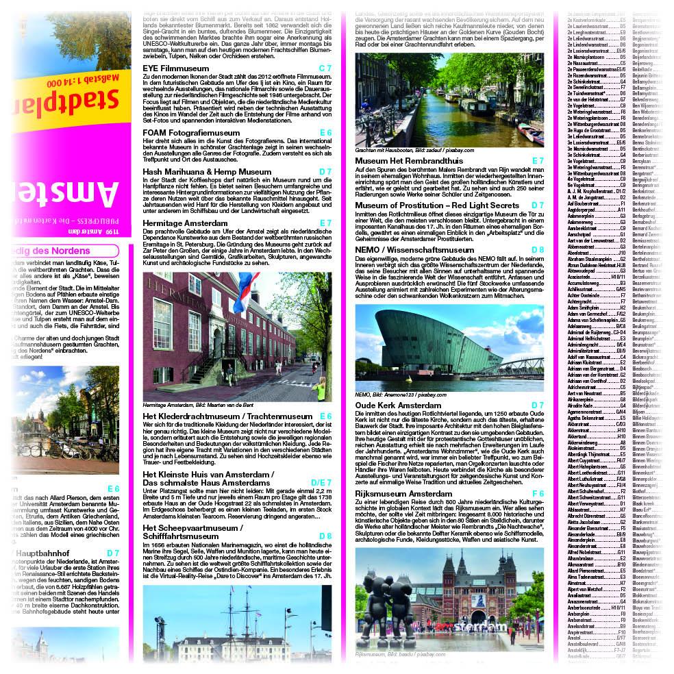 Beispielinhalt (Bild) Amsterdam 1:14.000