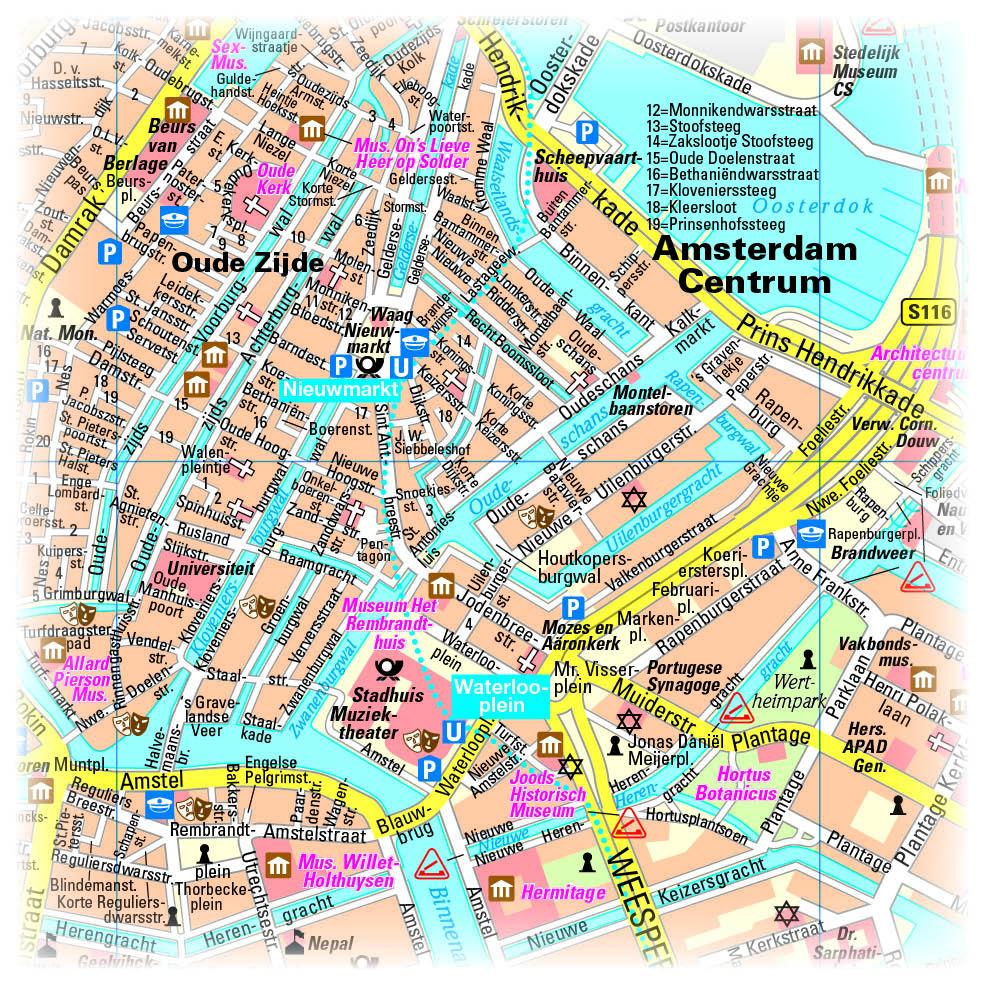 Beispielinhalt (Bild) Amsterdam 1:14.000