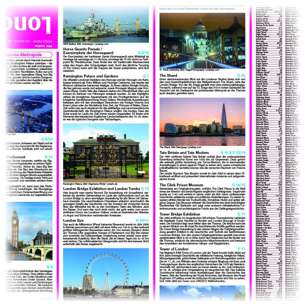 Beispielinhalt (Bild) London 1:11.000