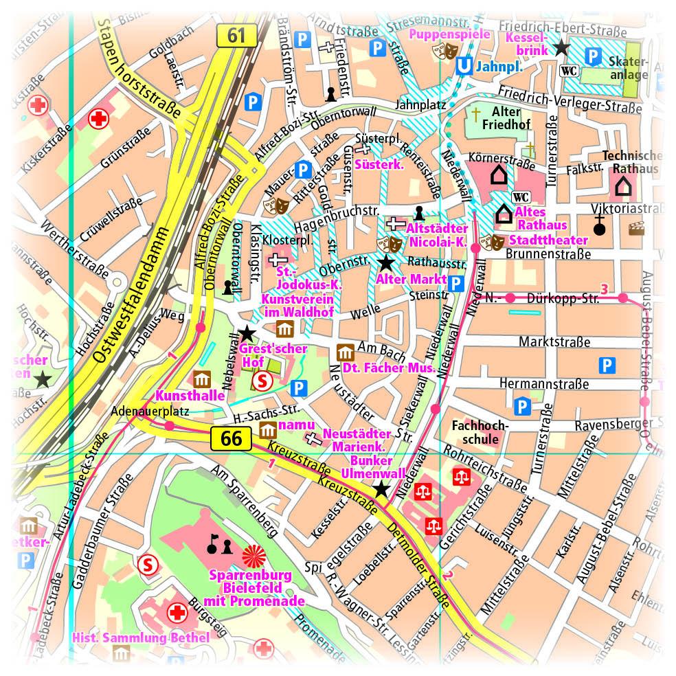 Beispielinhalt (Bild) Bielefeld 1 : 14 000