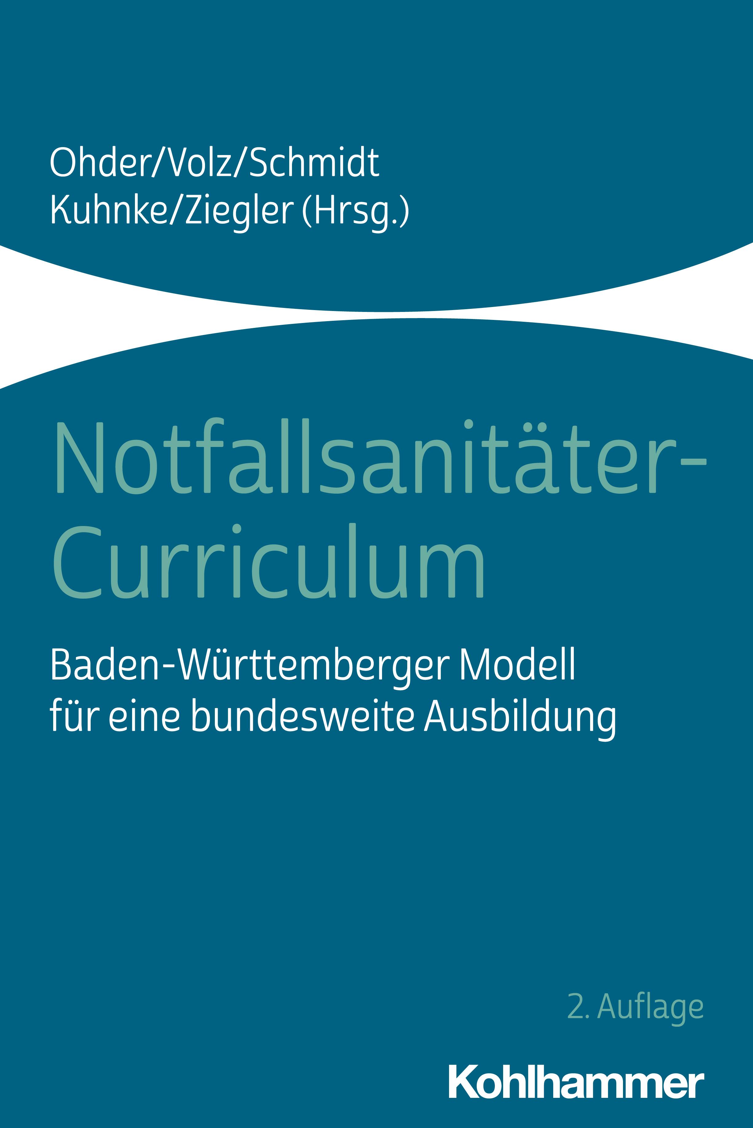 Vorderes Coverbild Notfallsanitäter-Curriculum