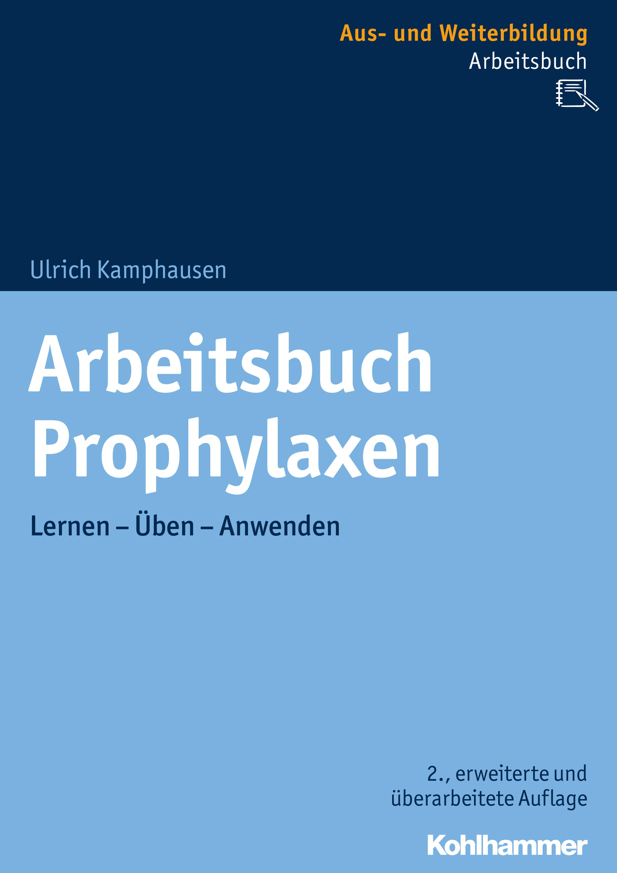 Vorderes Coverbild Arbeitsbuch Prophylaxen