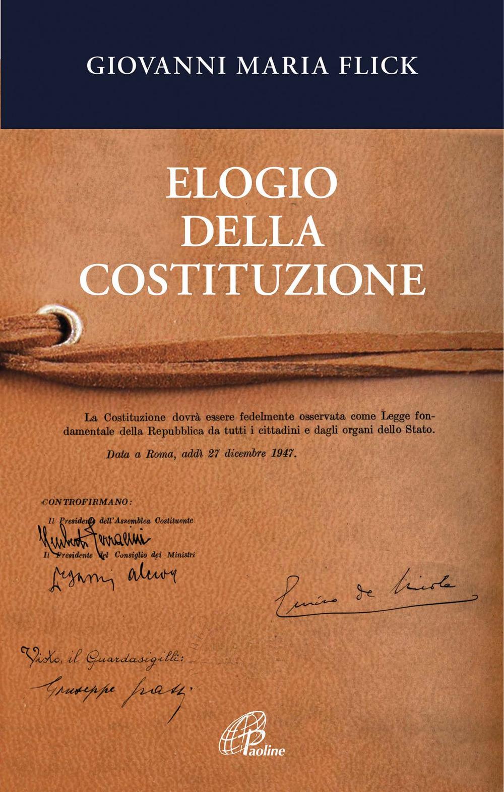 Vorderes Coverbild Elogio della Costituzione