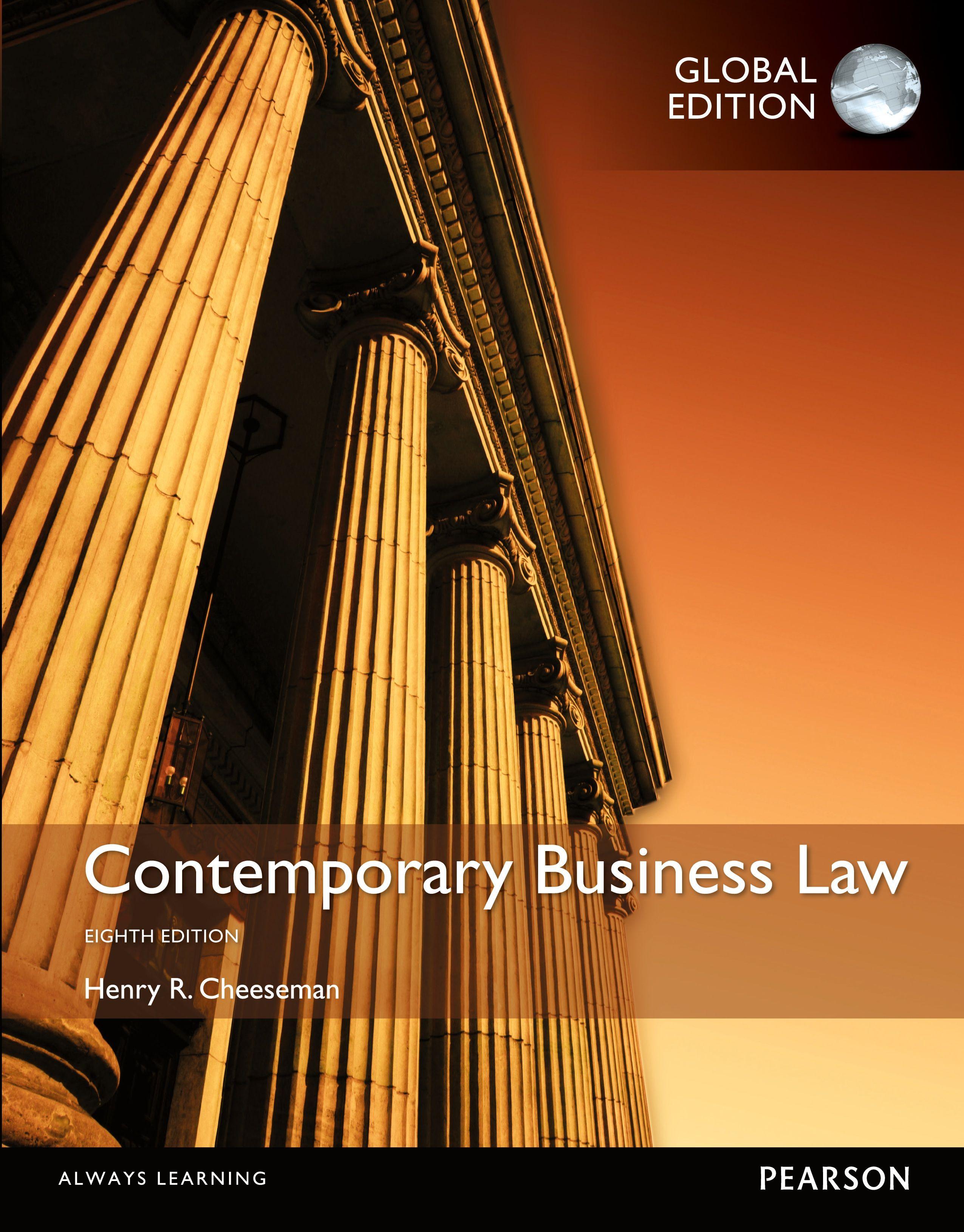 Vorderes Coverbild Contemporary Business Law, Global Edition