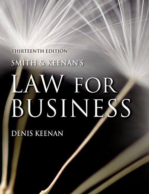 Vorderes Coverbild Smith & Keenan's Law for Business