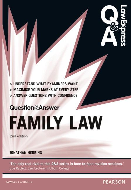 Vorderes Coverbild Law Express Question and Answer: Family Law