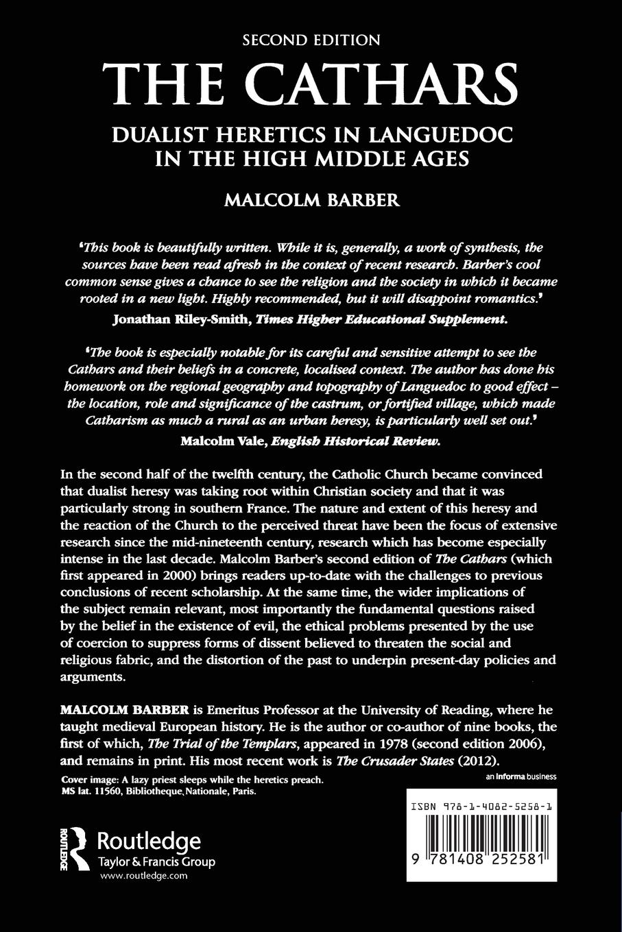 Rückseitencover The Cathars