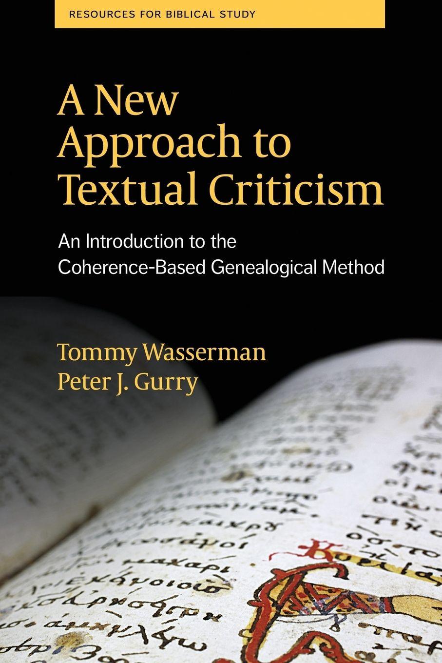 Vorderes Coverbild A New Approach to Textual Criticism