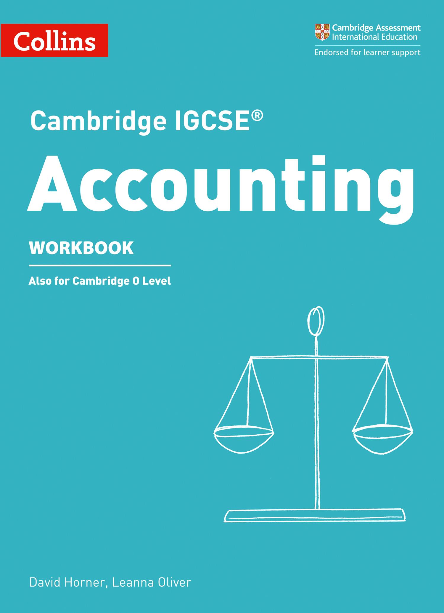 Vorderes Coverbild Cambridge Igcse(r) Accounting Workbook