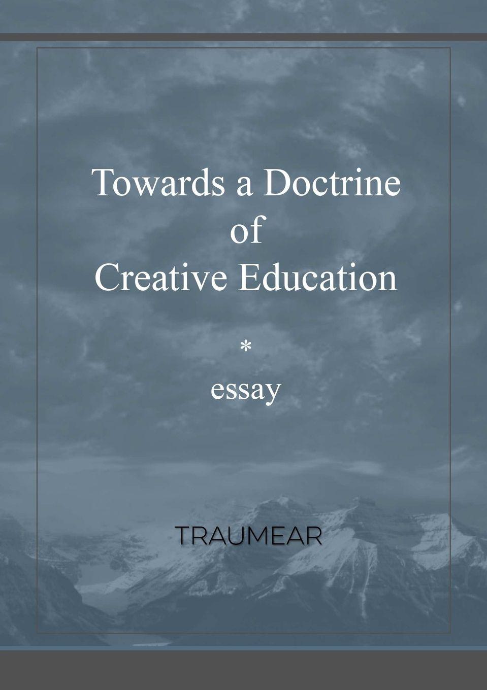 Vorderes Coverbild Towards a Doctrine of Creative Education