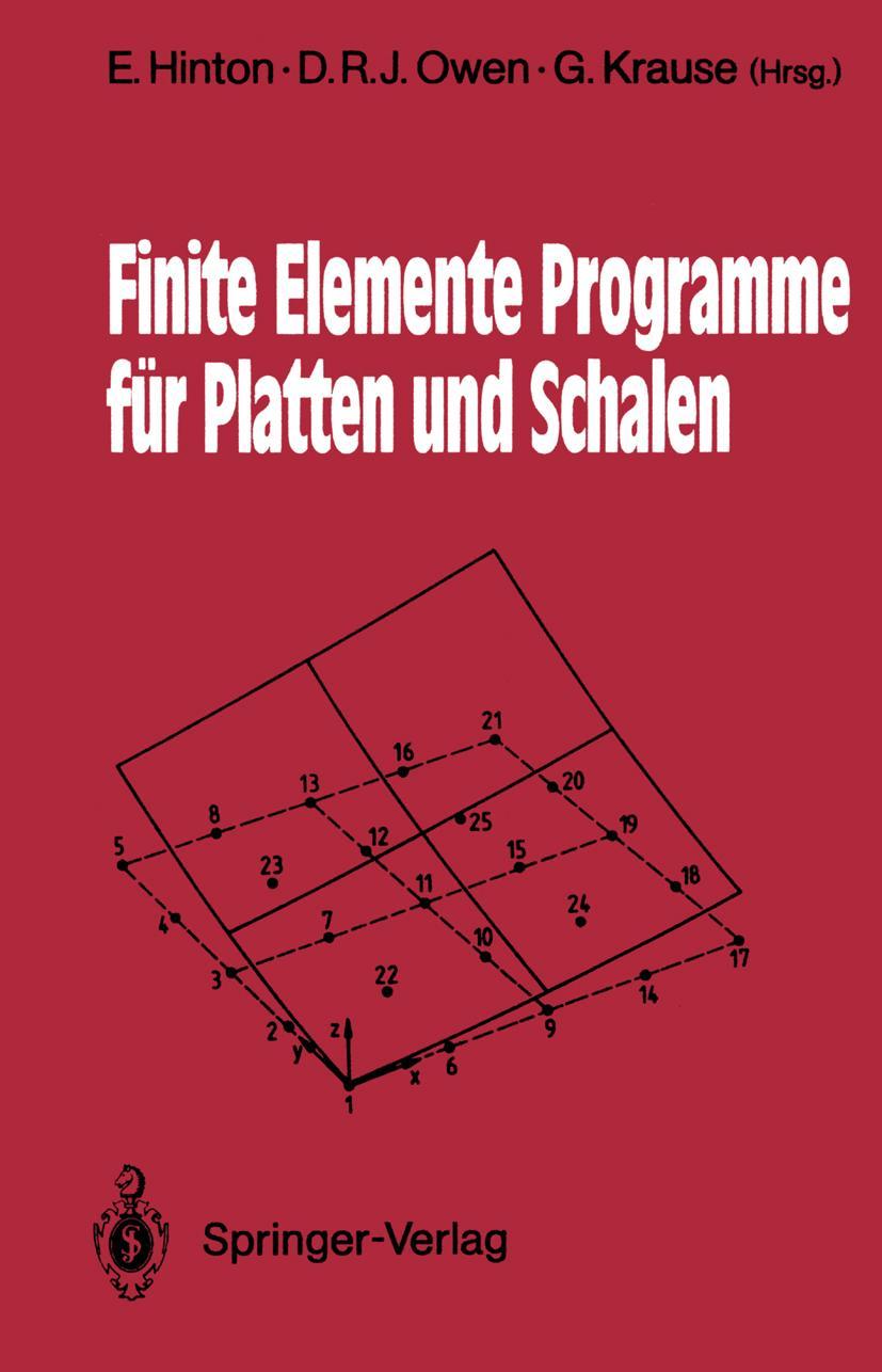 Vorderes Coverbild Finite Elemente Programme für Platten und Schalen