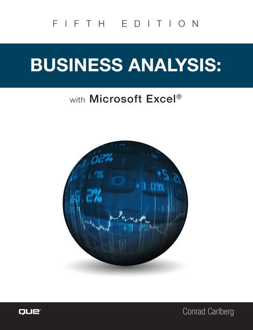 Vorderes Coverbild Business Analysis with Microsoft Excel